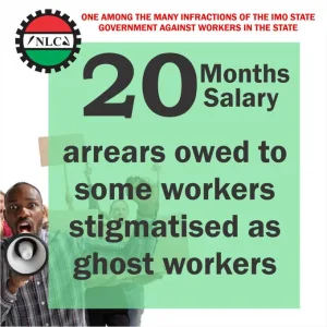 Workers Protesting months unpaid salary in Imo State
