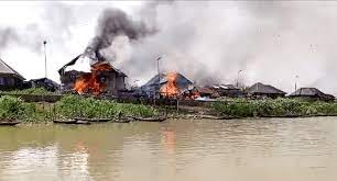Delta state community destroyed by Nigeria army