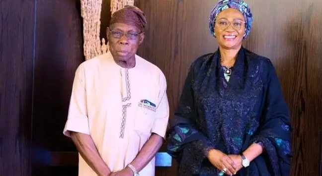 Obasanjo and Nigeria first lady